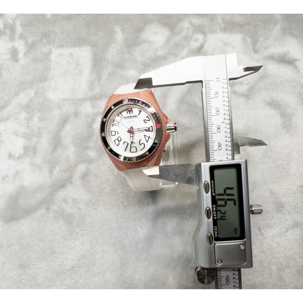 Technomarine Cruise Pink White 41mm Divers Watch Womens TM-110058